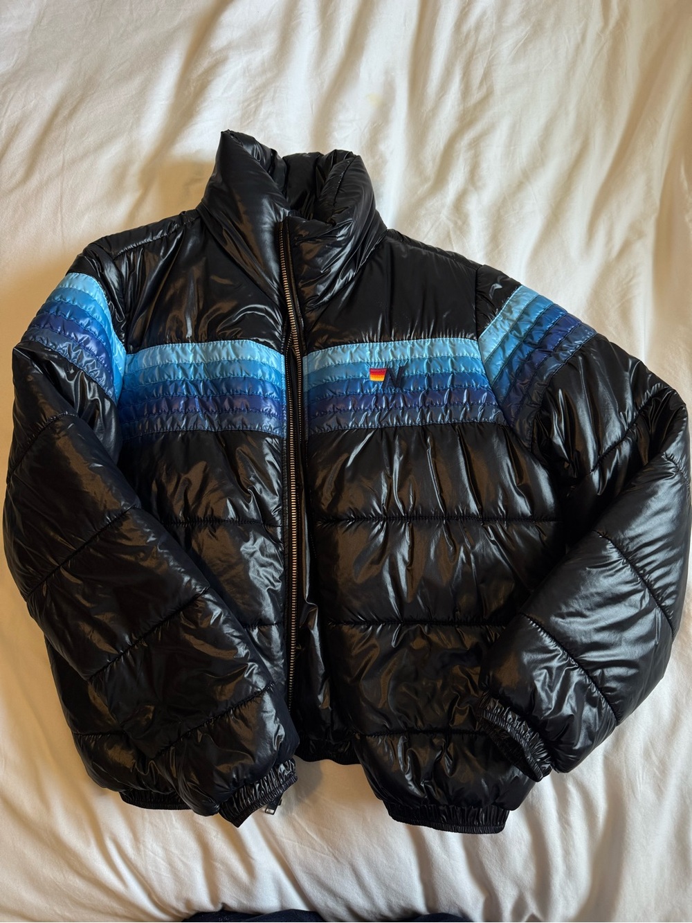 Aviator Nation glossy Apres jacket